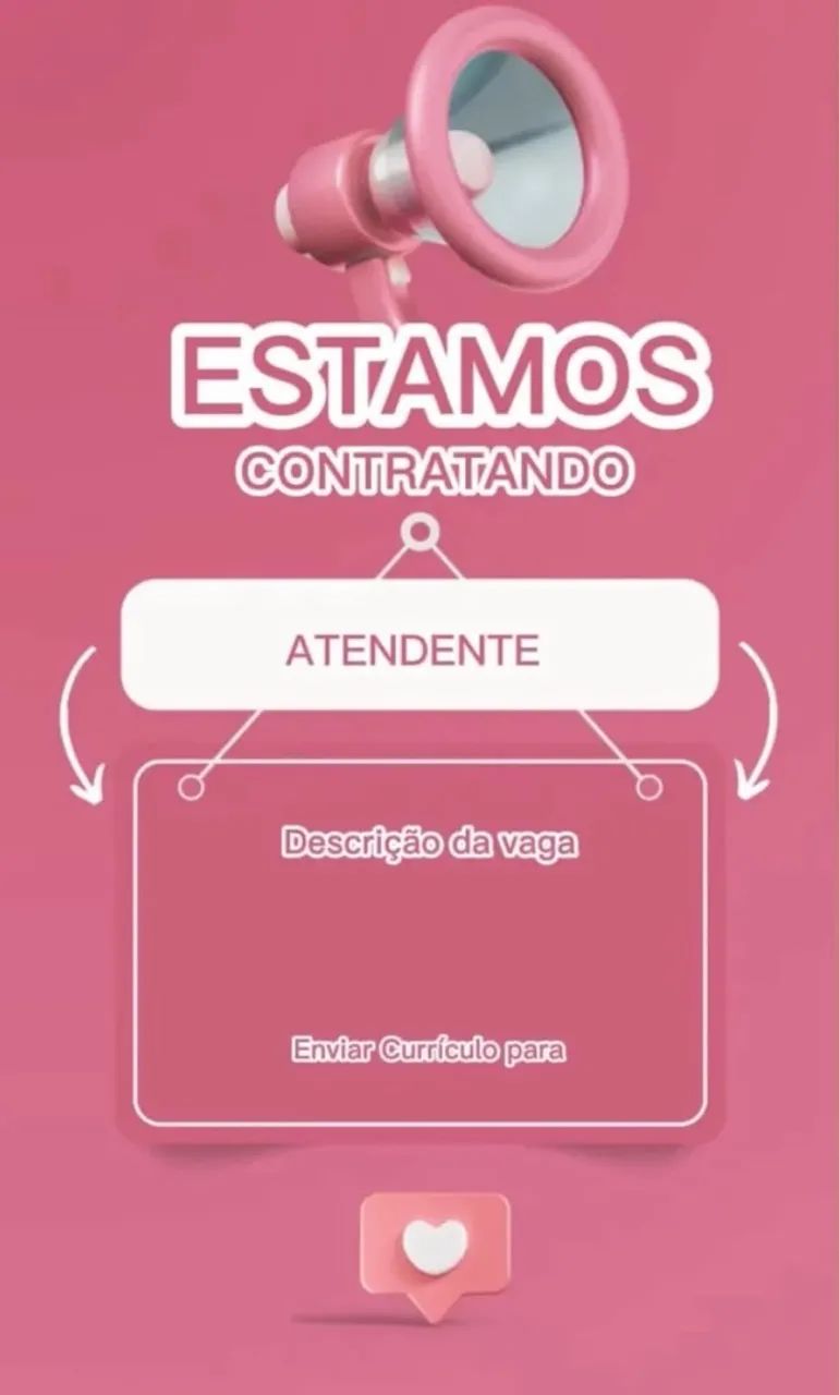 Vaga para meninas