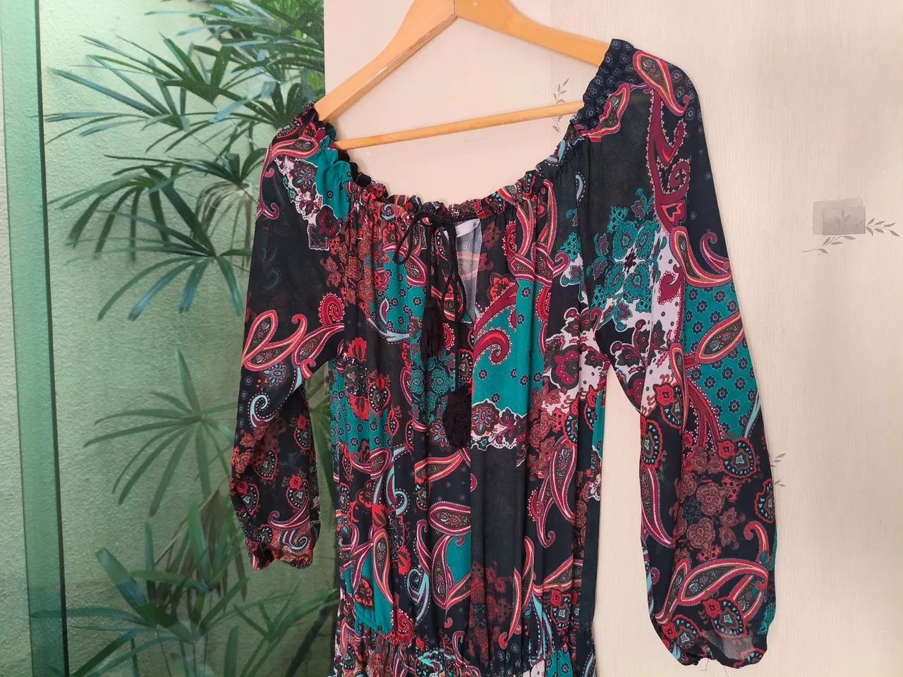 ALK e vestido longo 38 veste até 46 - Foto 3