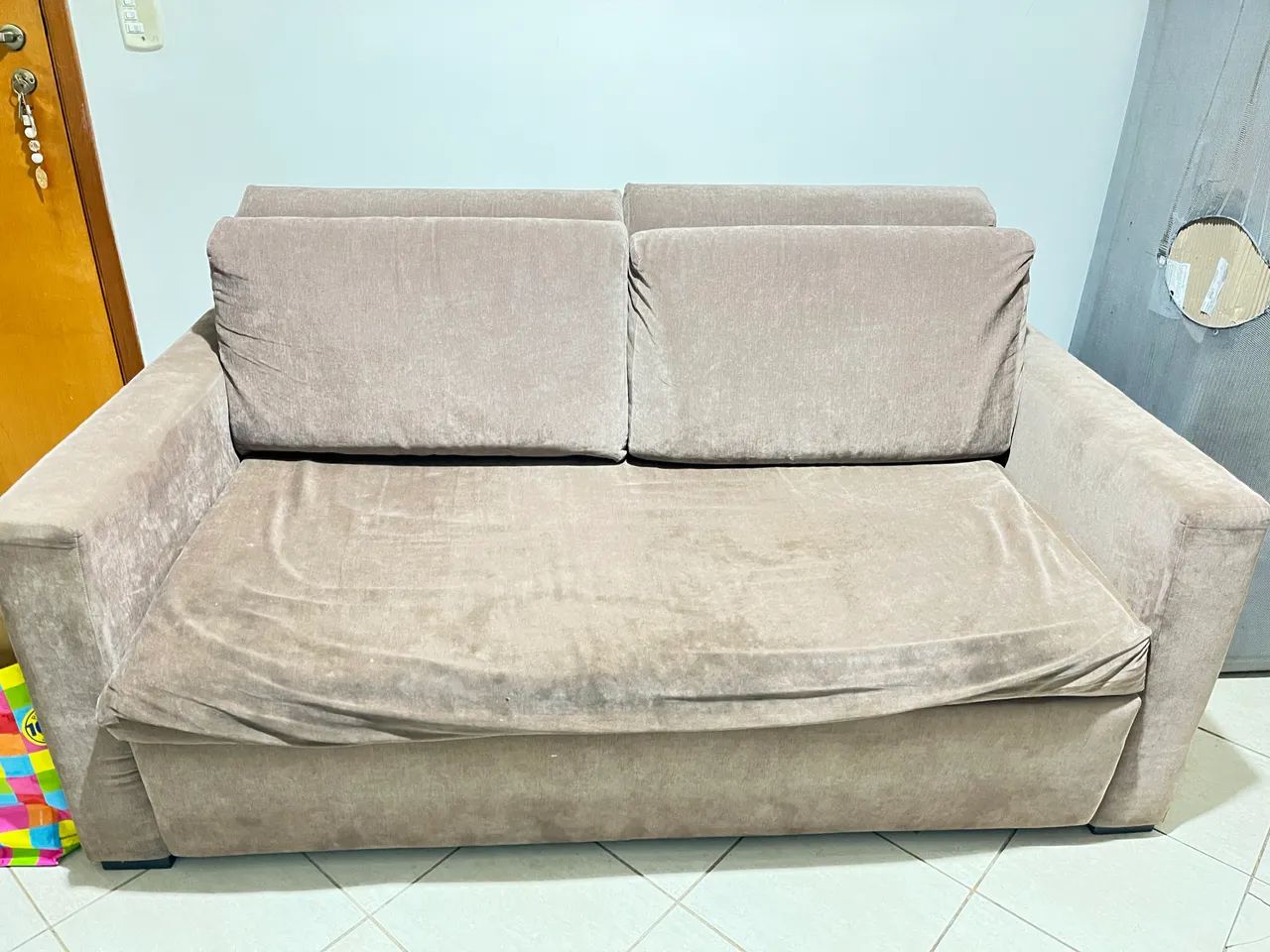 Vende-se sofá cama 2 lugares - Foto 3
