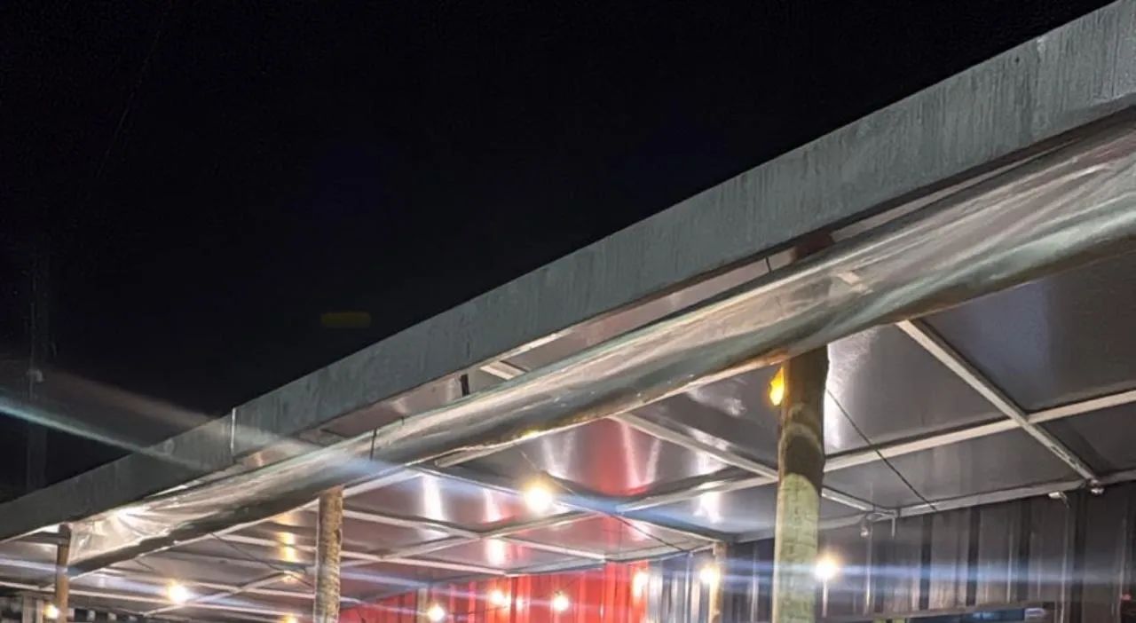 Coberta com 9 metros 