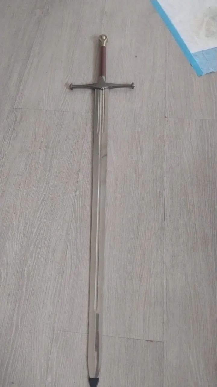 Espada Eddard Stark Game Of Thrones Aço C/ Suporte - Foto 5