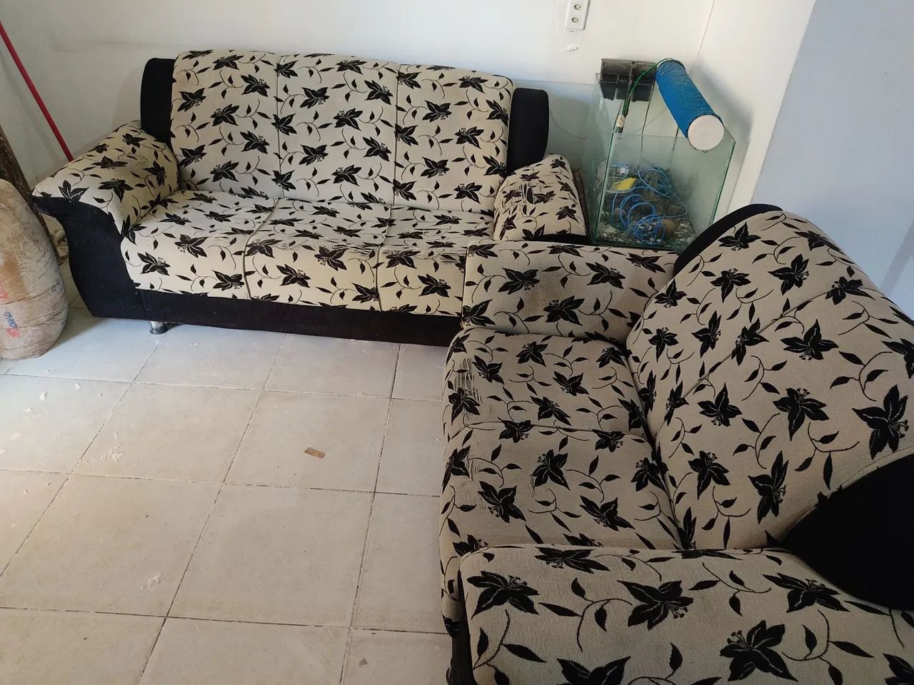 Sofa usado 2 e 3 lugares  - Foto 2