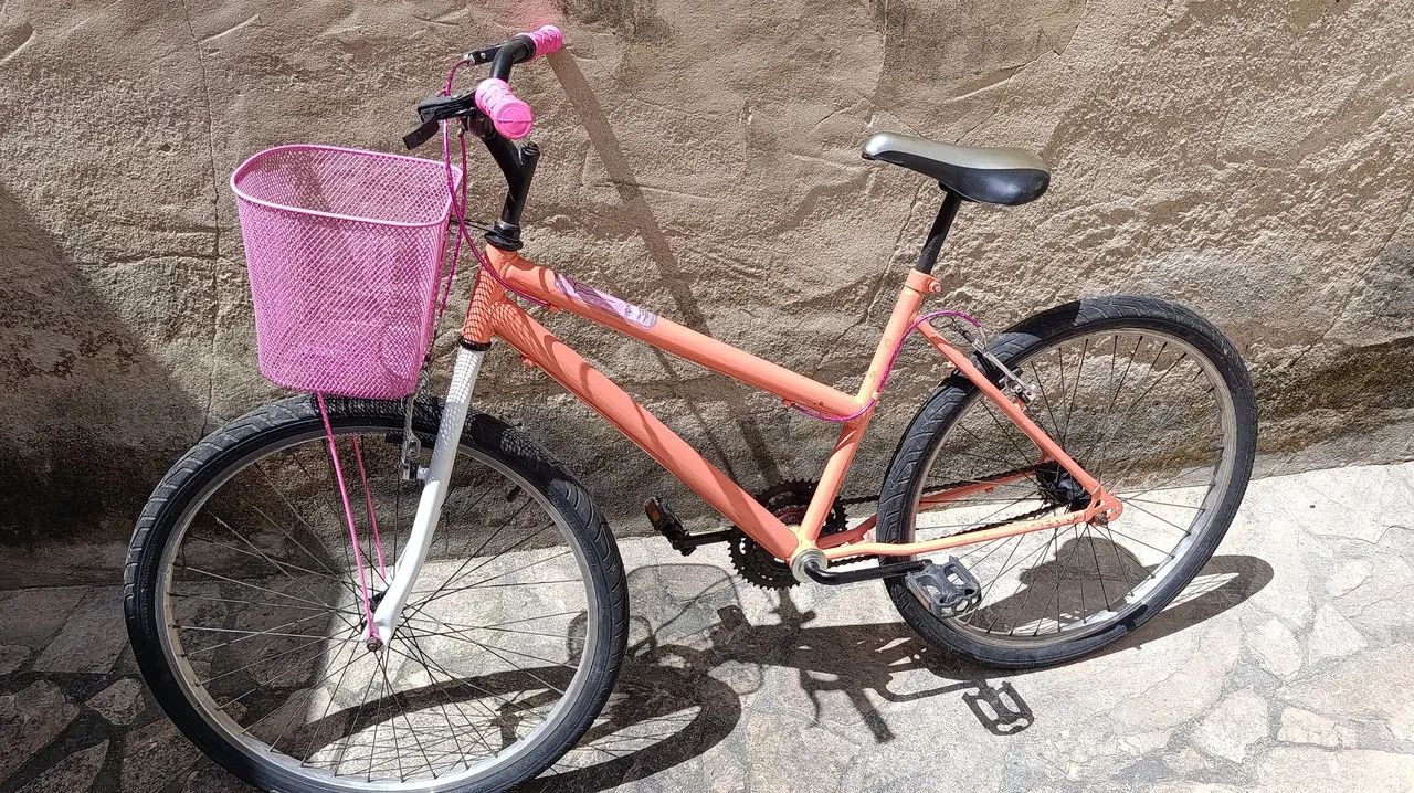Bicicleta princesinha rosa  - Foto 2