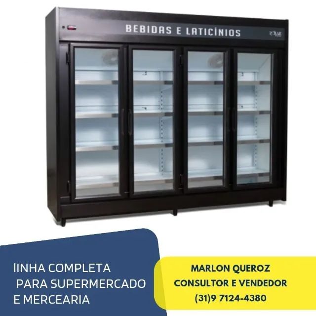 Refrigerador Auto Serviço 4 Portas Polar 