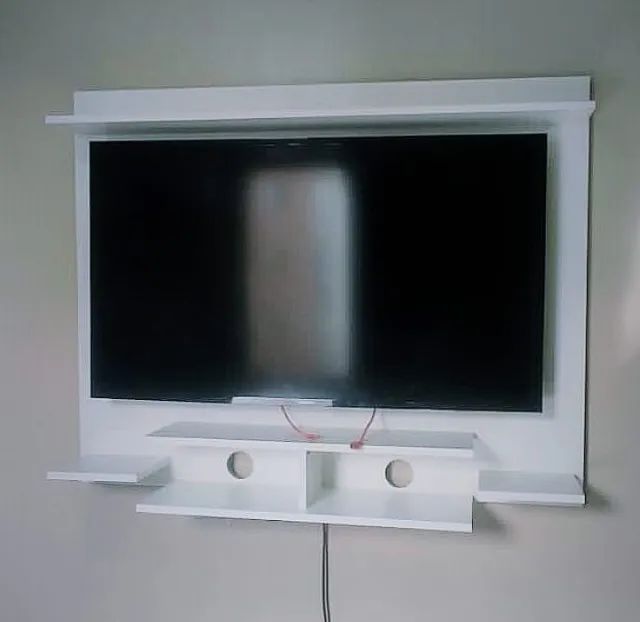 Painel 43'' branco em mdf