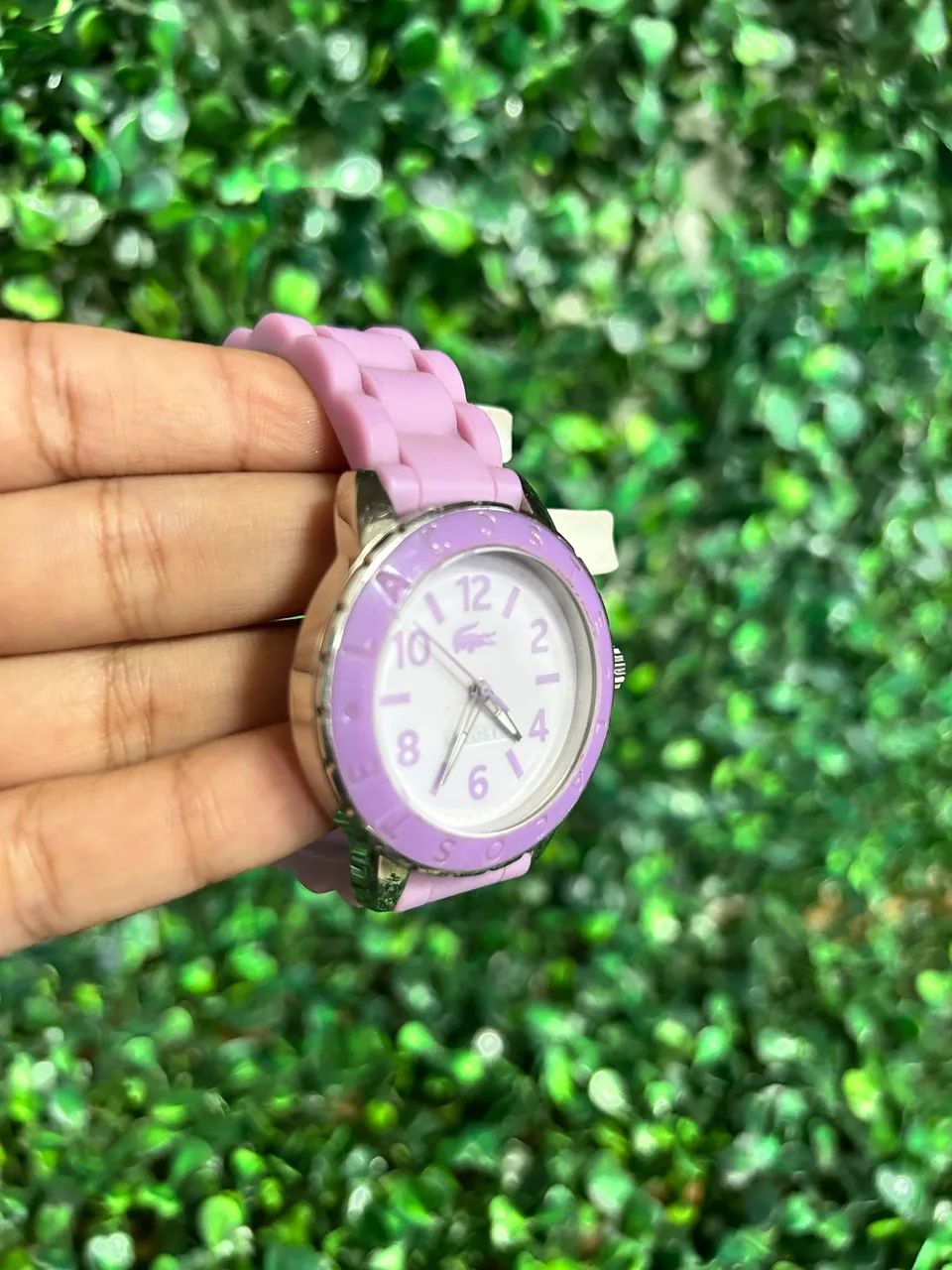 Relógio Lacoste roxo