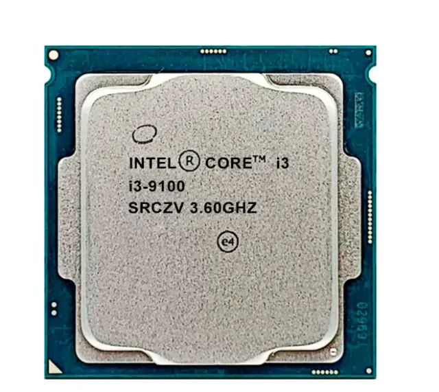 Processador i3 9100 intel 100% funcionando Video Integrado.