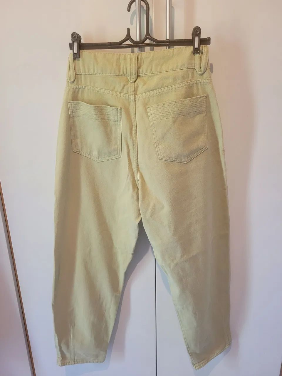 Calça sarja Marfino Renner tam 38 verde - Foto 2