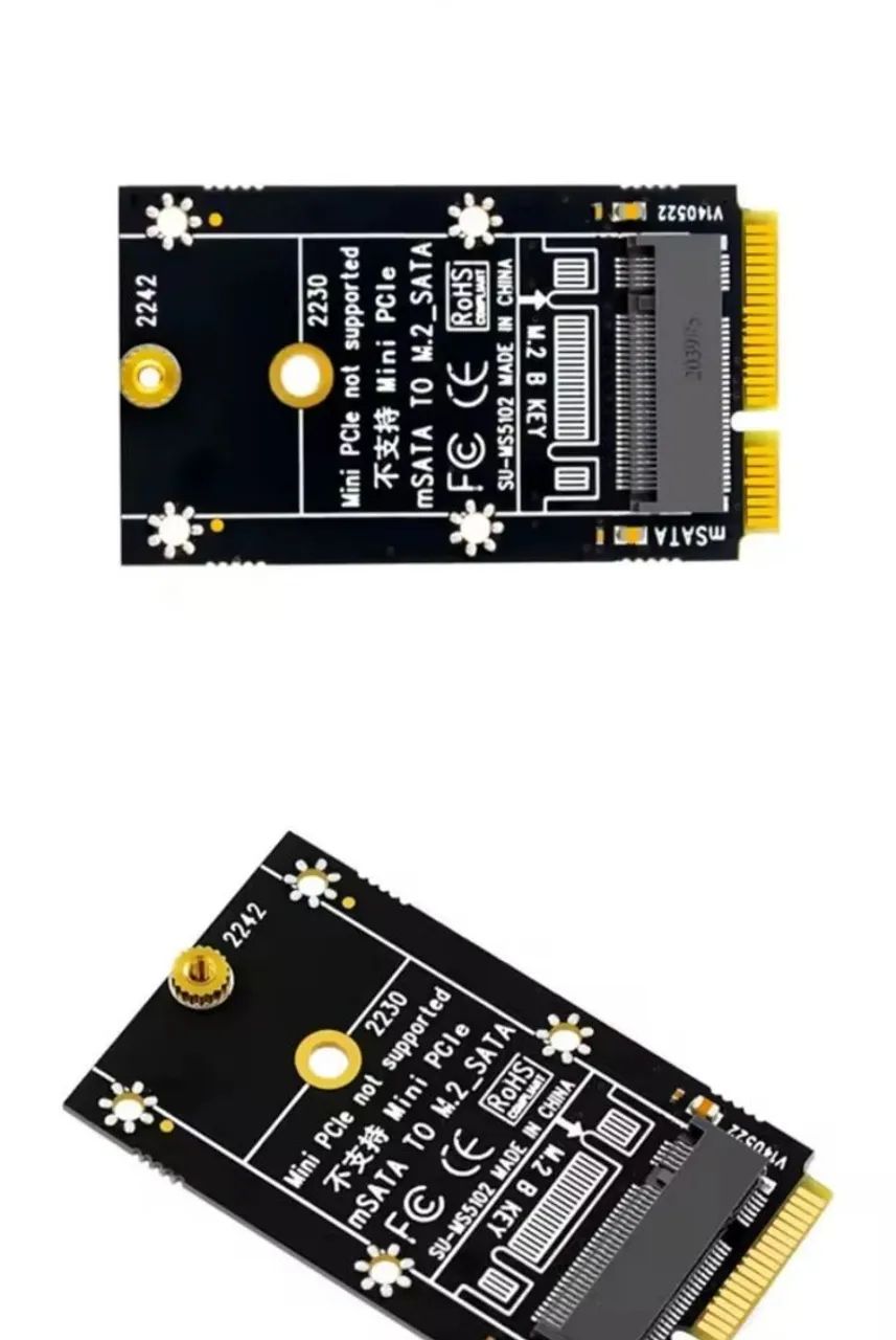 Placa Adaptadora mSATA para SSD M.2 SATA (NGFF) B-Key / B&M-Key - Foto 2