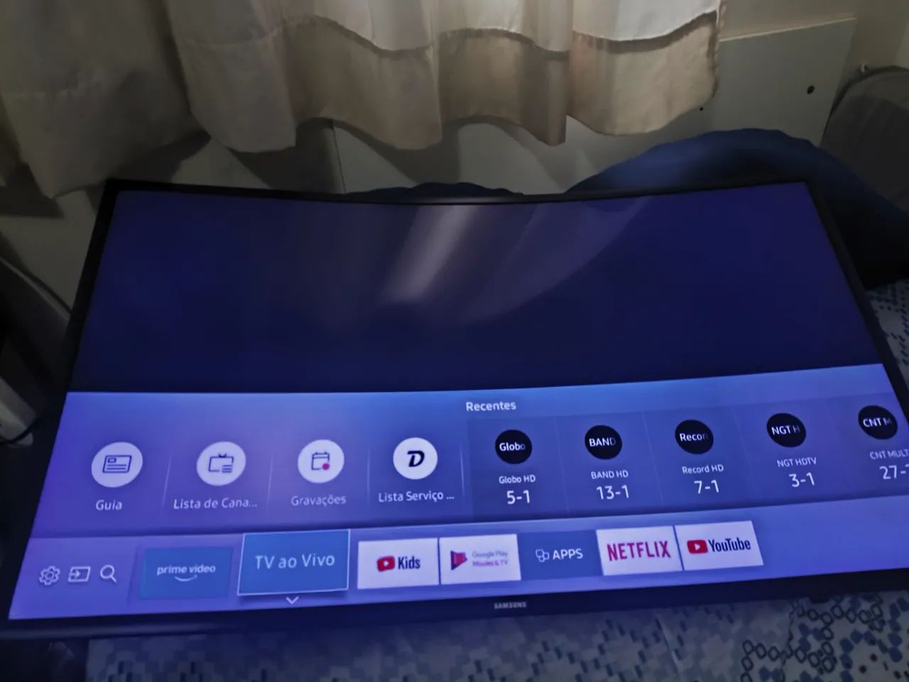 Smart TV LED Curva Samsung 