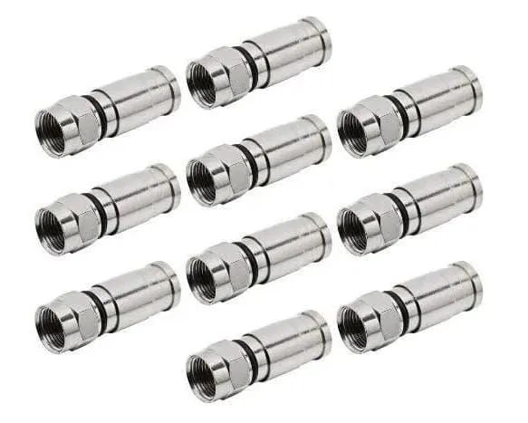 Conector RG6 cabo coaxial tv 