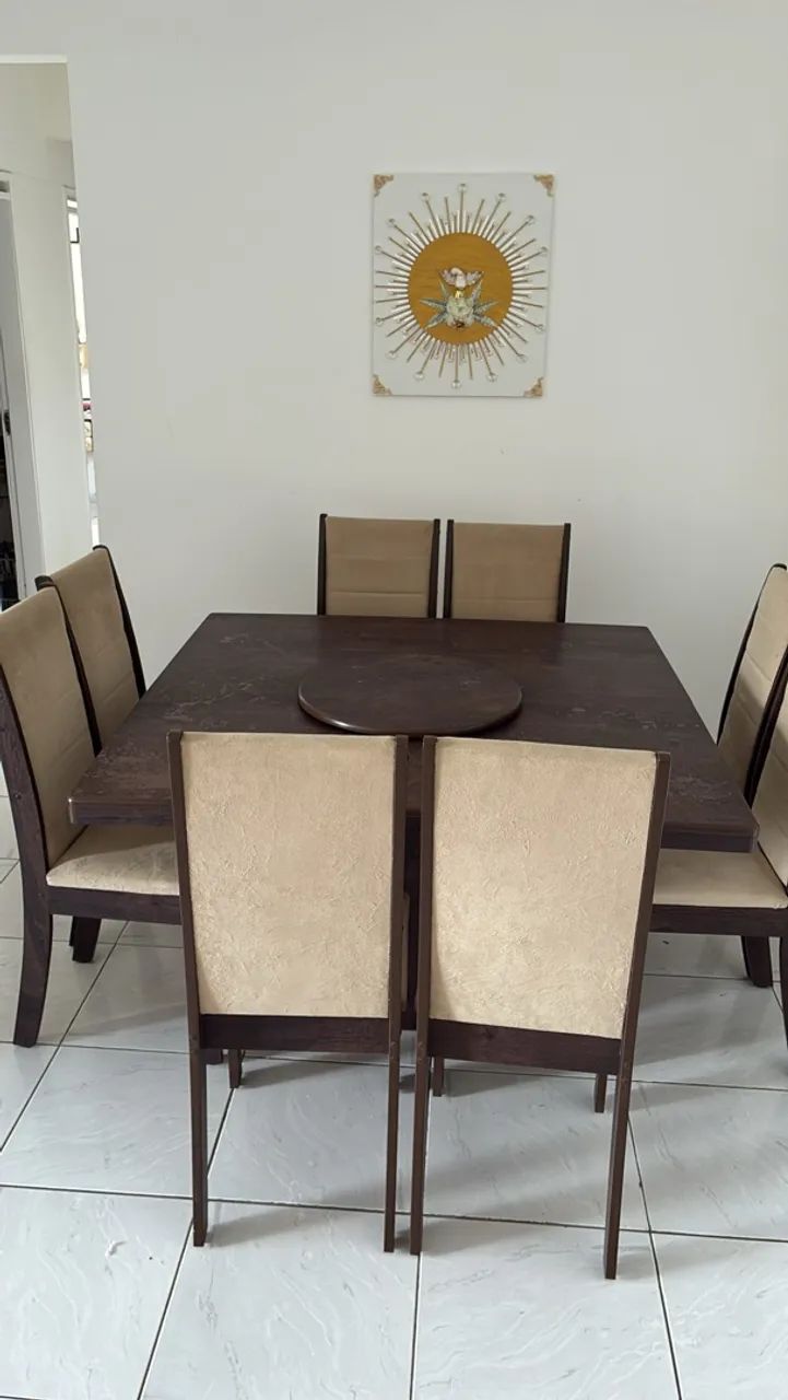 MESA 8 LUGARES MUITO NOVA!  - Foto 3