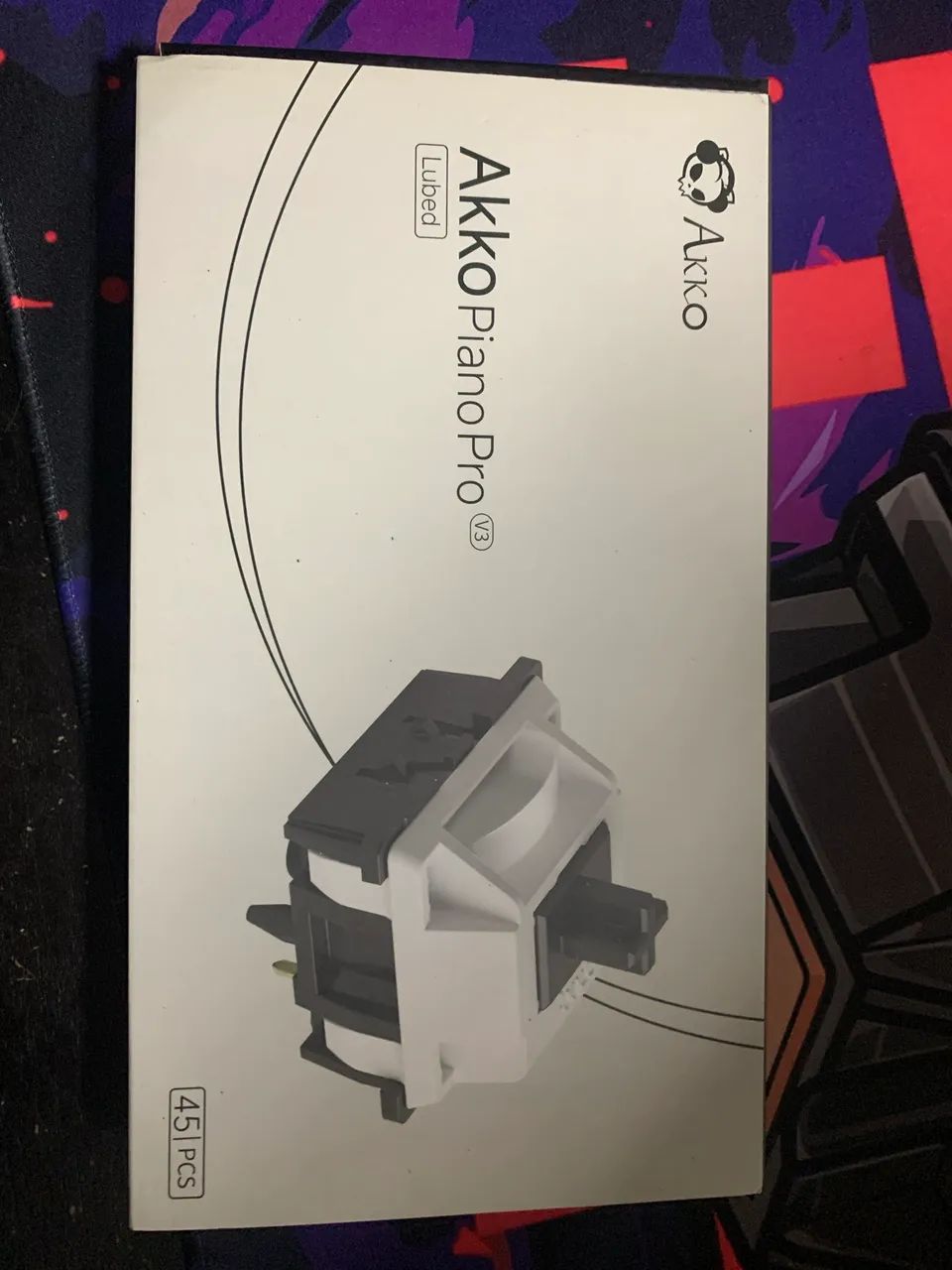 Switch Akko cinza Piano pro