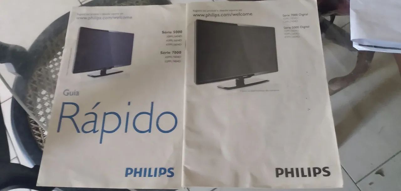 Tv Philips 47 com defeito 