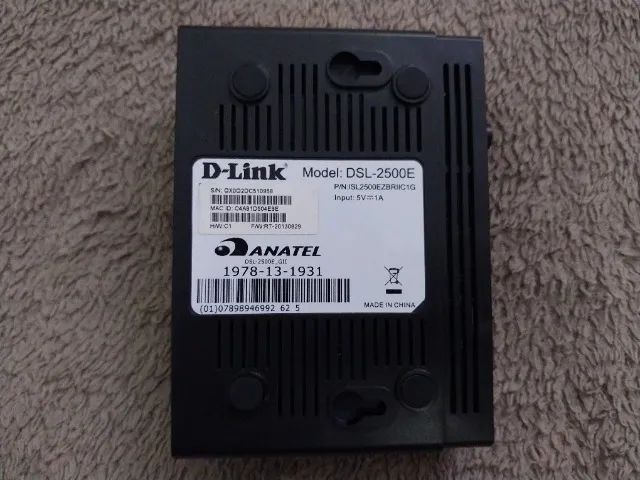Modem ADSL2/2+ D-Link DSL-2500E Ethernet - Foto 3