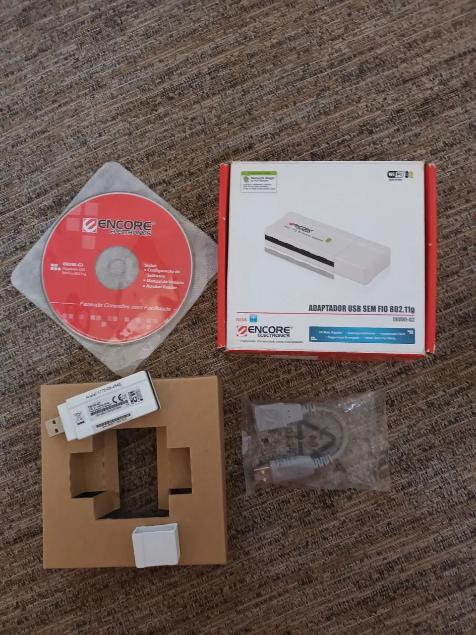 Adaptador USB sem fio 802.11g Encore - Foto 3
