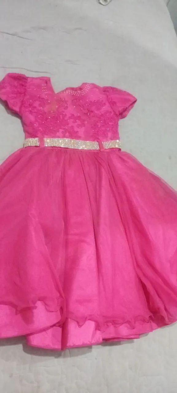 Vestido de festa rosa 