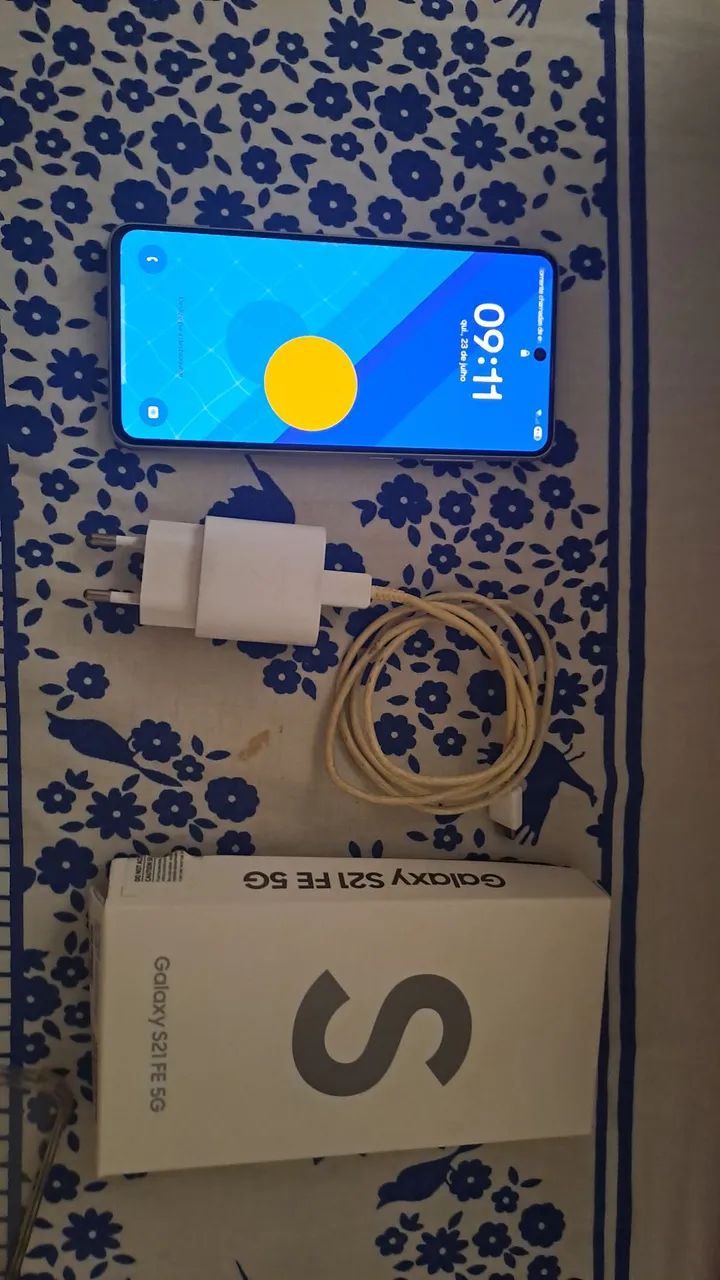 Galáxia s21fe com bateria inchada 