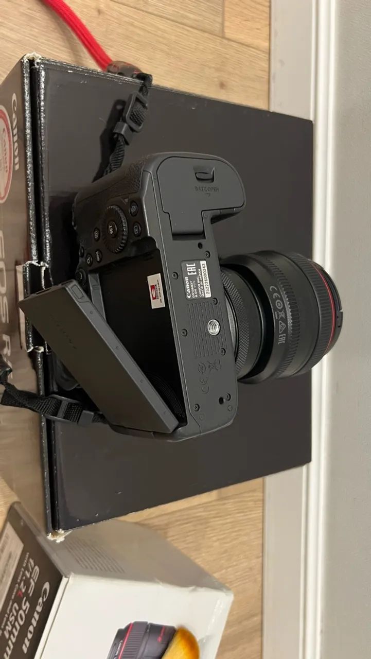 Canon R5 com caixa e adaptador EF  - Foto 5