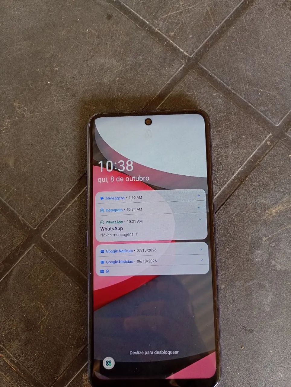 Celular LG com capa 48 m pixels Ai câmera lanterna 2 led 4 câmera - Foto 5