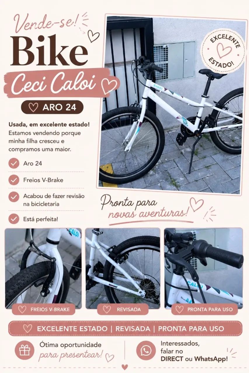 bicicleta Caloi Ceci 