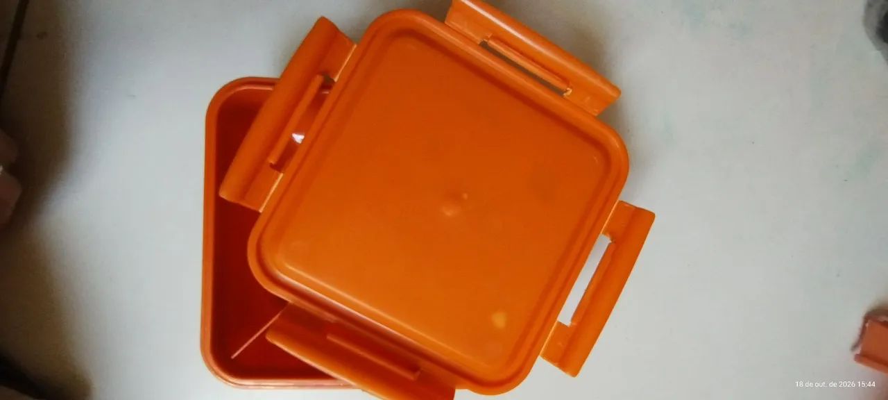 Recipiente de lanche com divisória  - Foto 2