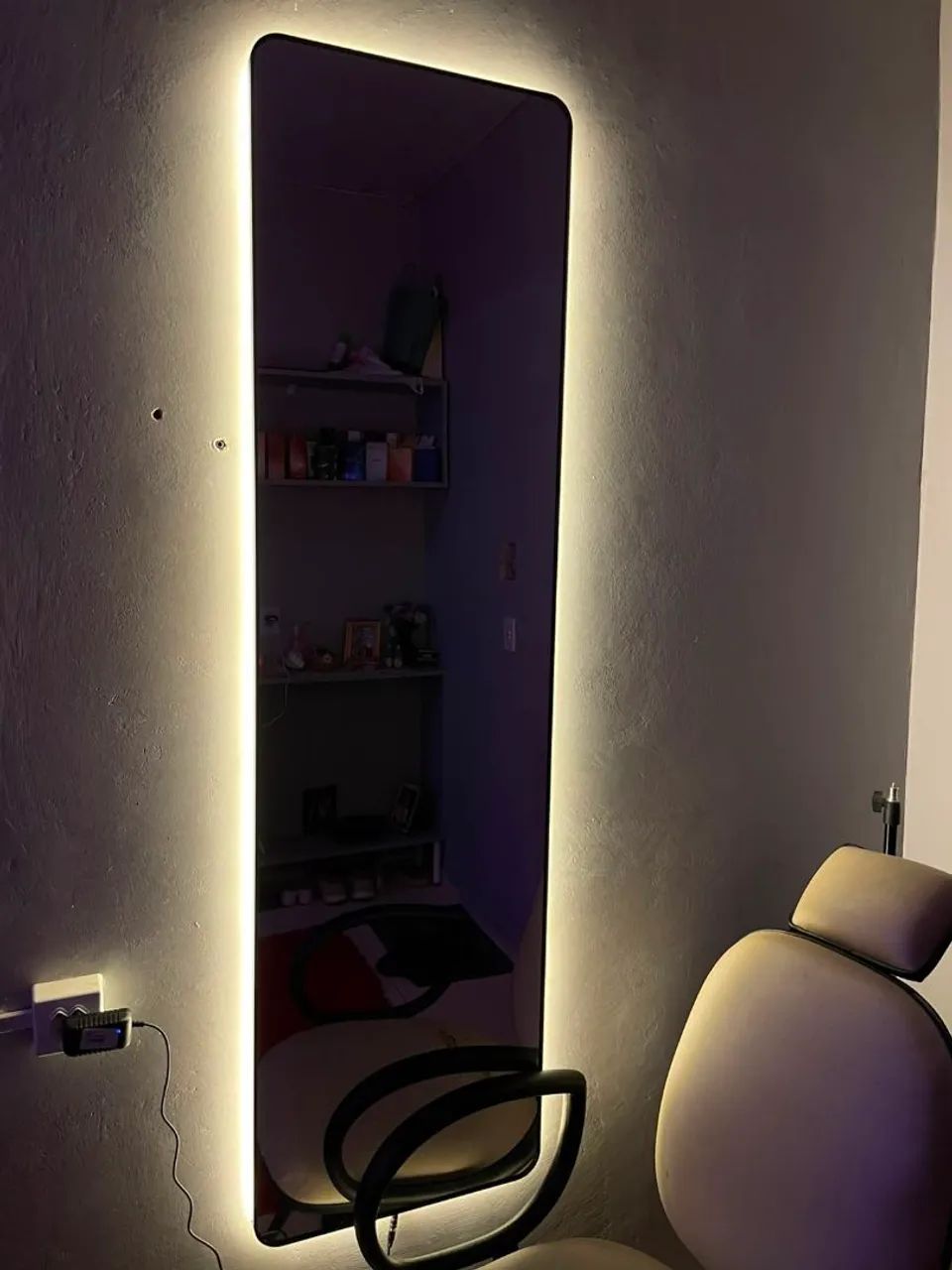 Espelho com led 