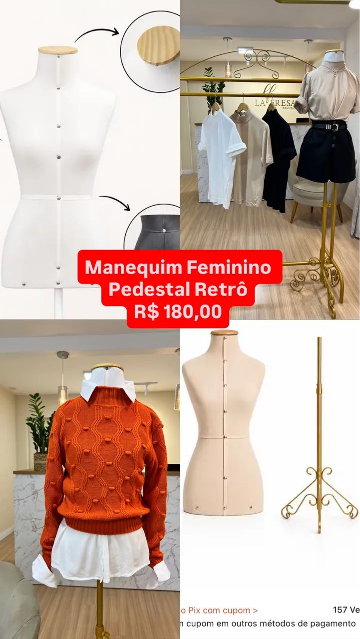 Manequim retrô 