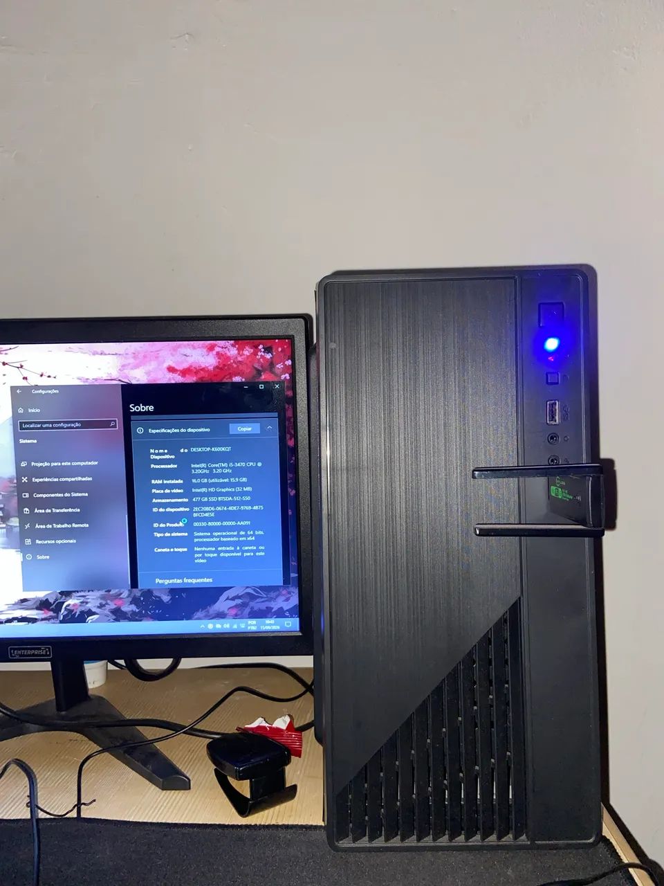Vendo computador Intel I5, sem placa de vídeo, 16 RAM e 500G armazenamento - Foto 4