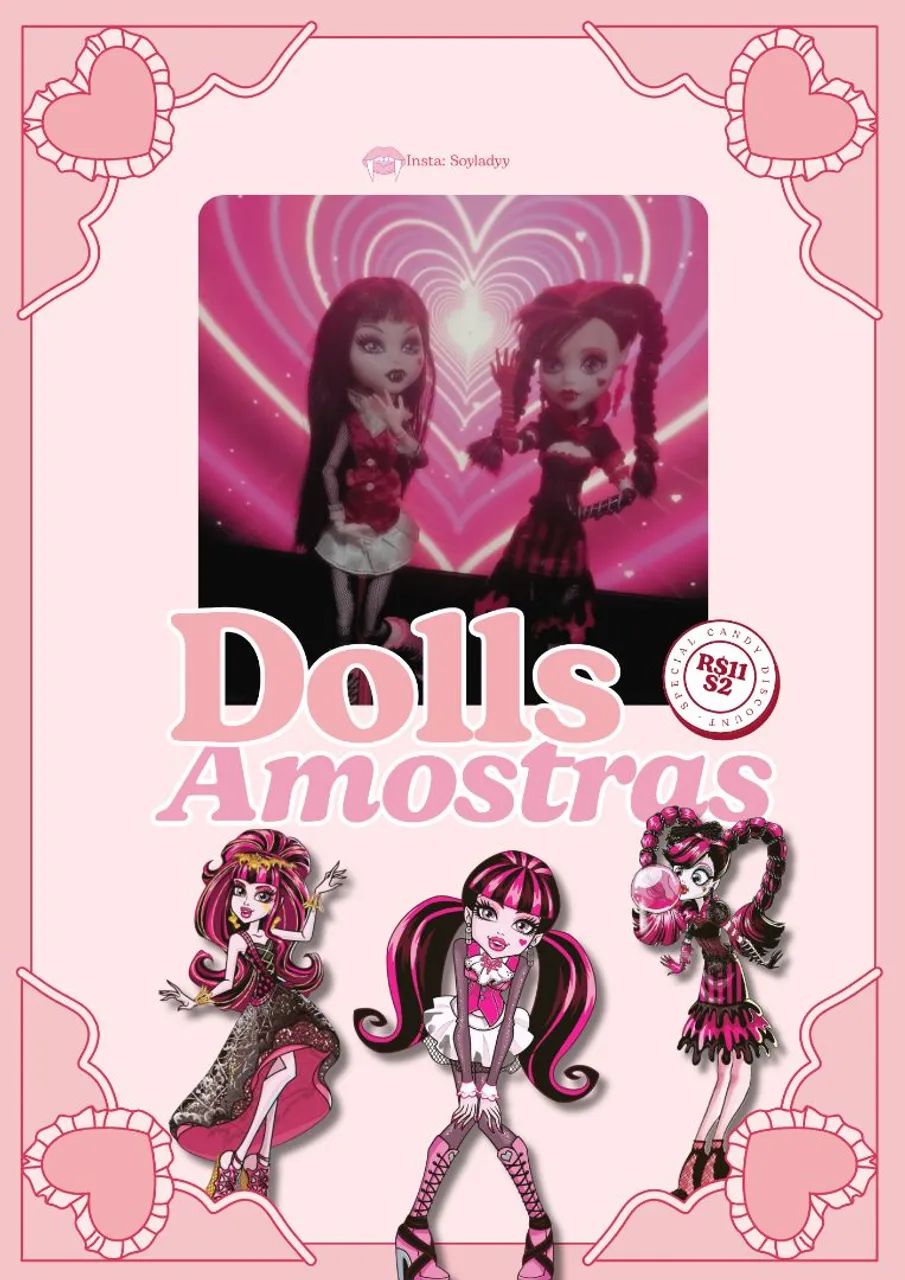 Monster high Draculaura Sweet Screams/ Básica/ 13 desejos e amigurimi - Foto 4