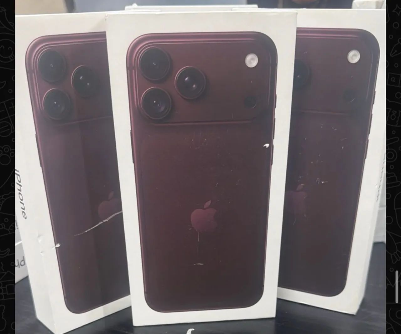 IPHONE 18 PRO MAX BORDO LACRADO 
