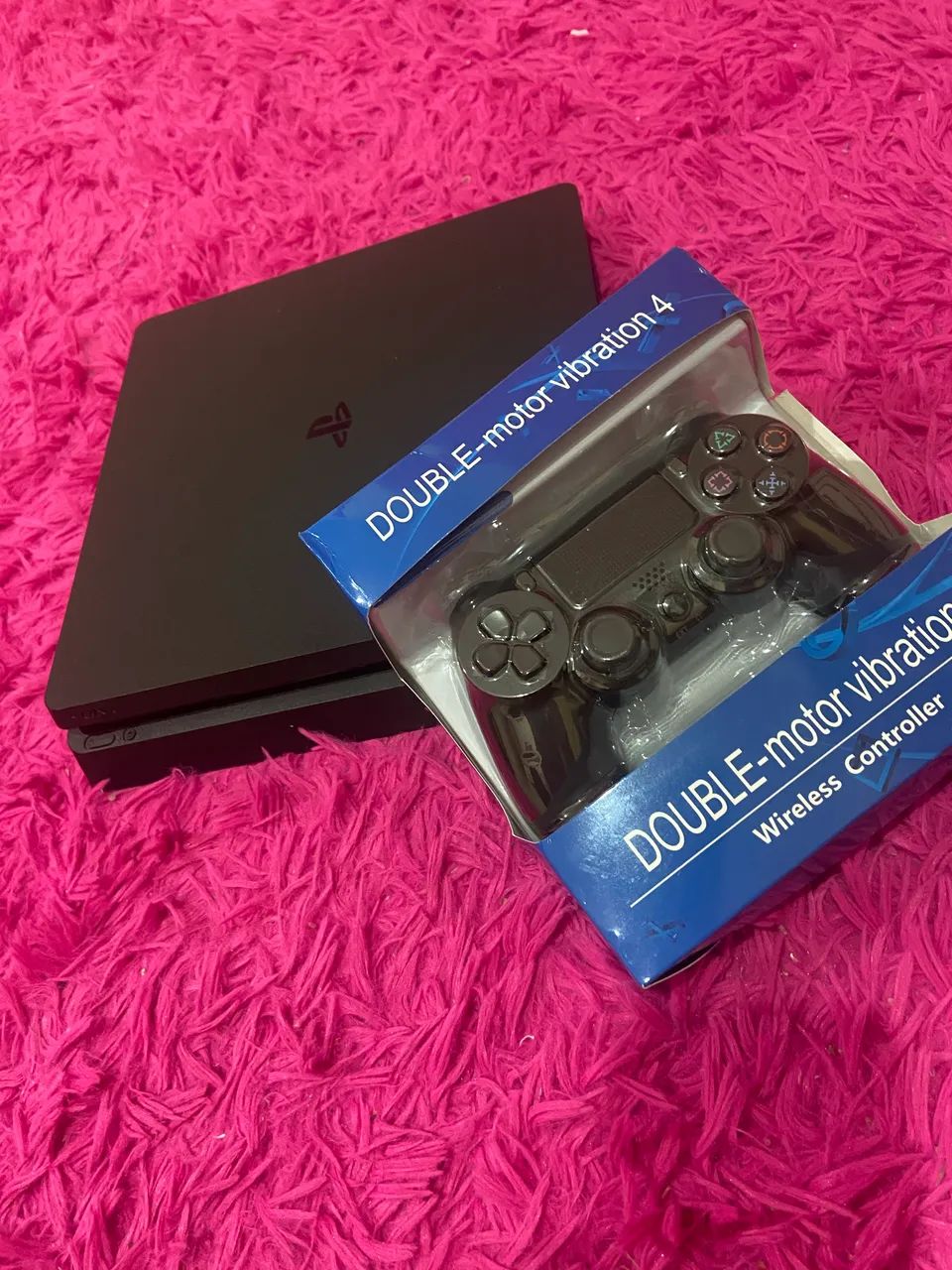 Ps4 slim 1TB + 1 controle lacrado - Foto 2