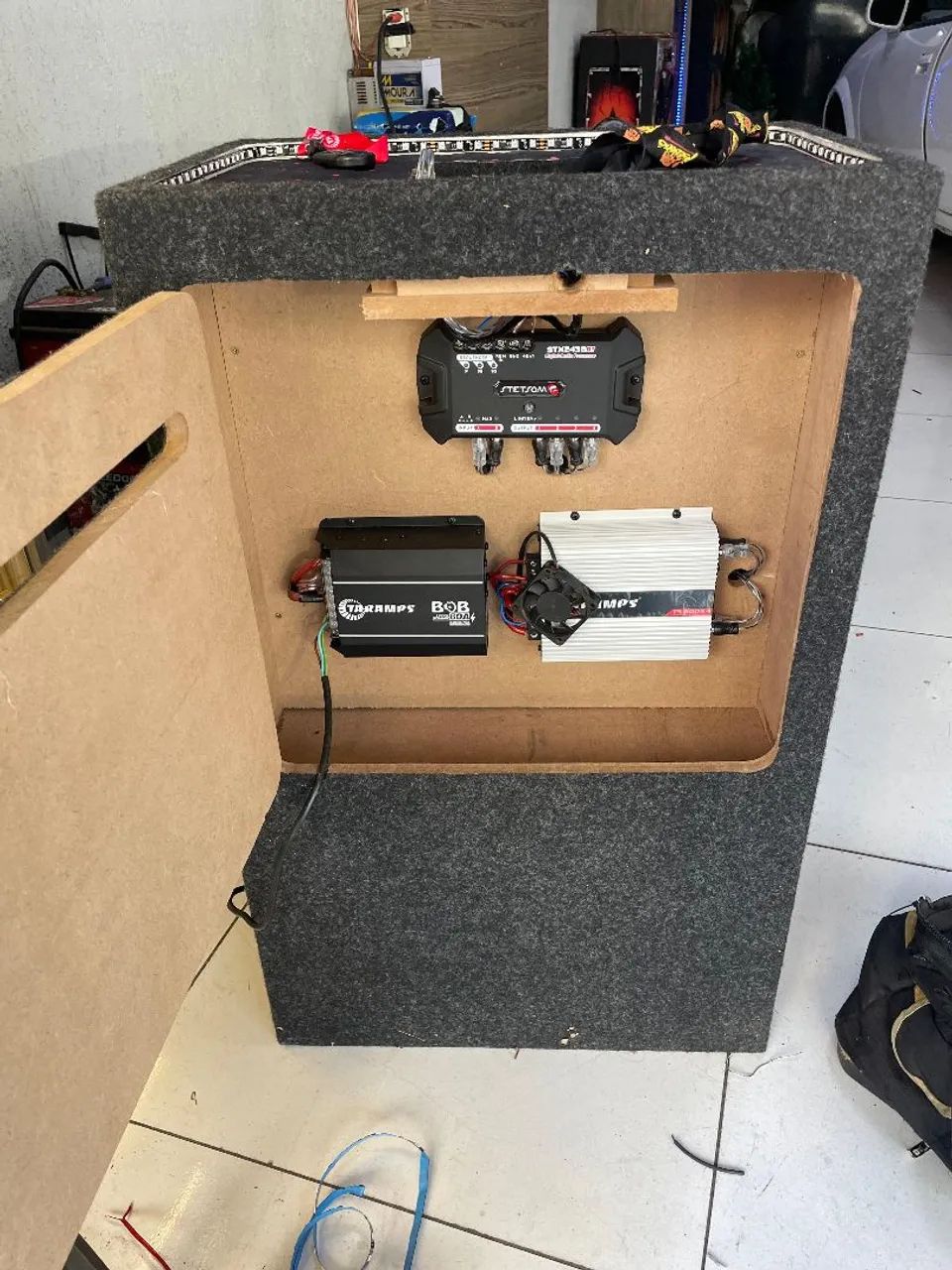 Caixa de som residencial com mesa de som - Foto 3