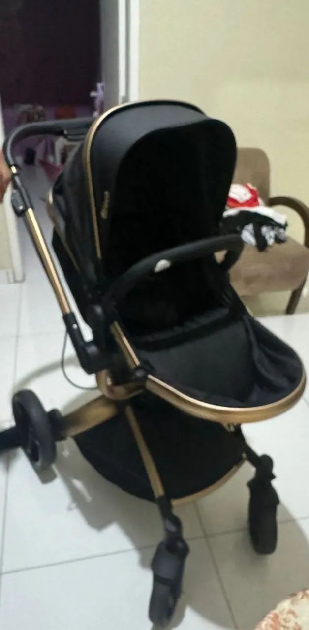 Carrinho de bebê vulkan golden - Foto 4