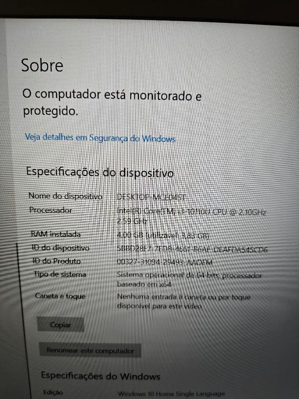 Notebook Acer Aspire 5 |  i3 10ª Geração | 4GB RAM | SSD 256GB - Foto 3
