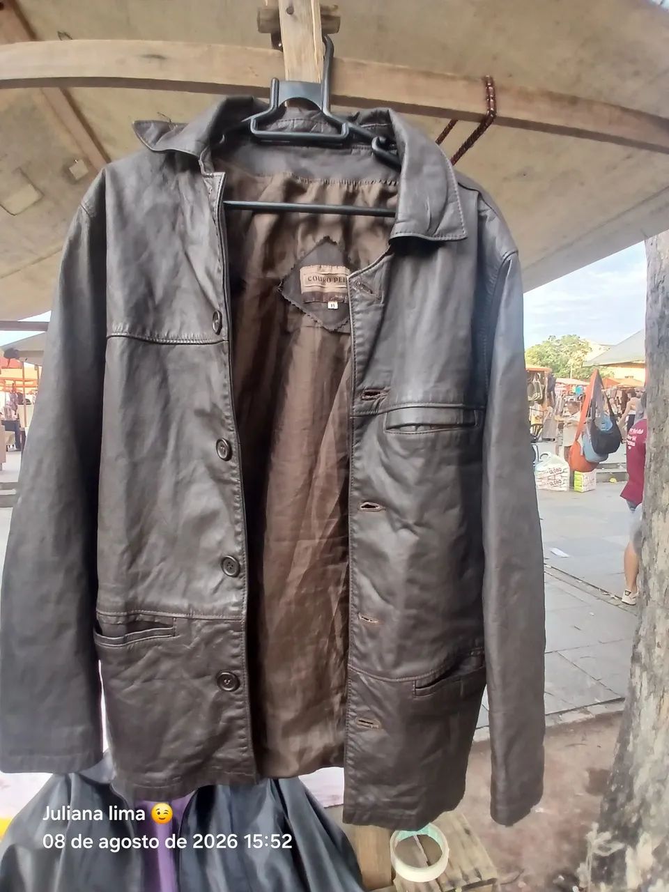 Jaqueta vintage couro  - Foto 3