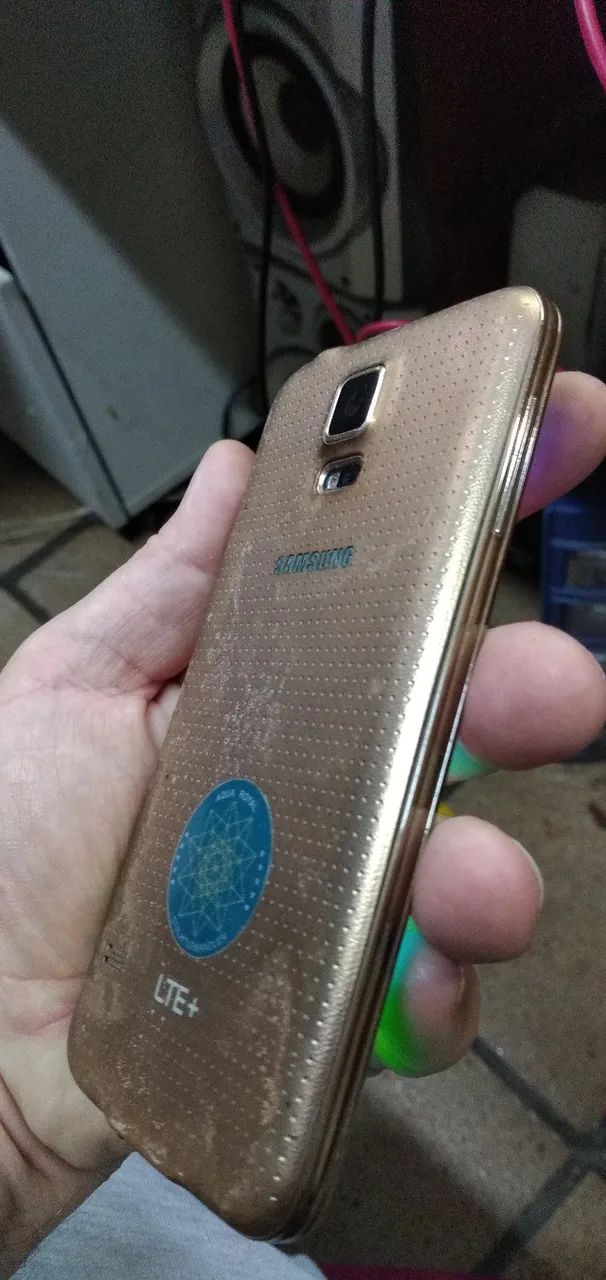 Cel. Samsung S5 Plus (SM-G901F) funcionando - c/ NFC, tela e baterias OK  - Foto 3