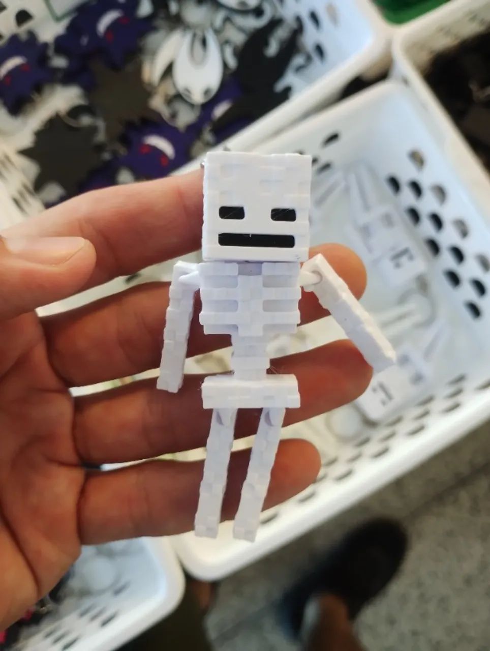 Chaveiro Minecraft Skeleton Creeper Enderman - NerdDog Store - Foto 4