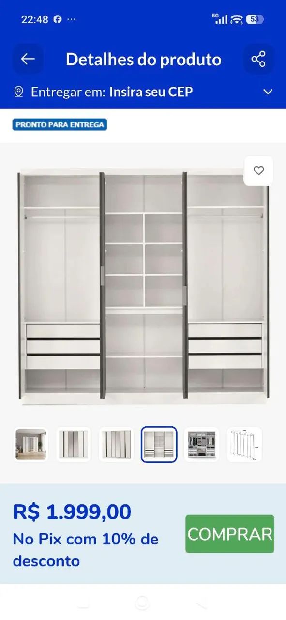 vendo guarda roupa Bartira  - Foto 2