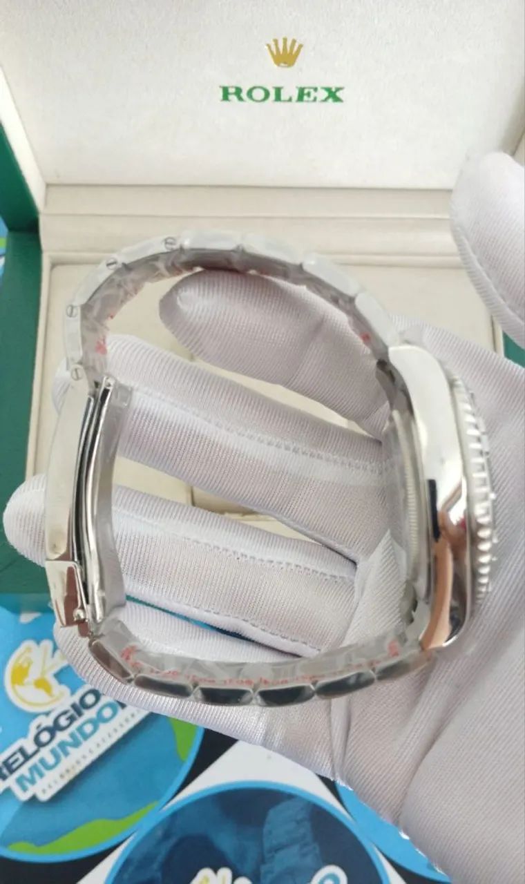 RELOGIO YACHT MASTER II FUNDO CINZA AUTOMÁTICO  - Foto 3