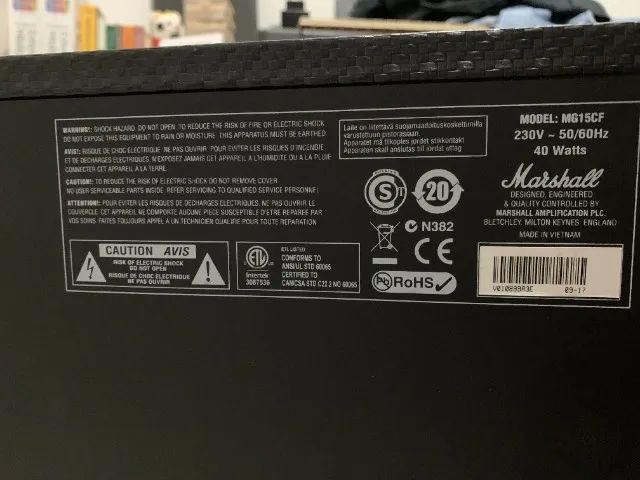 Amplificador Marshall MG15CF - Foto 3