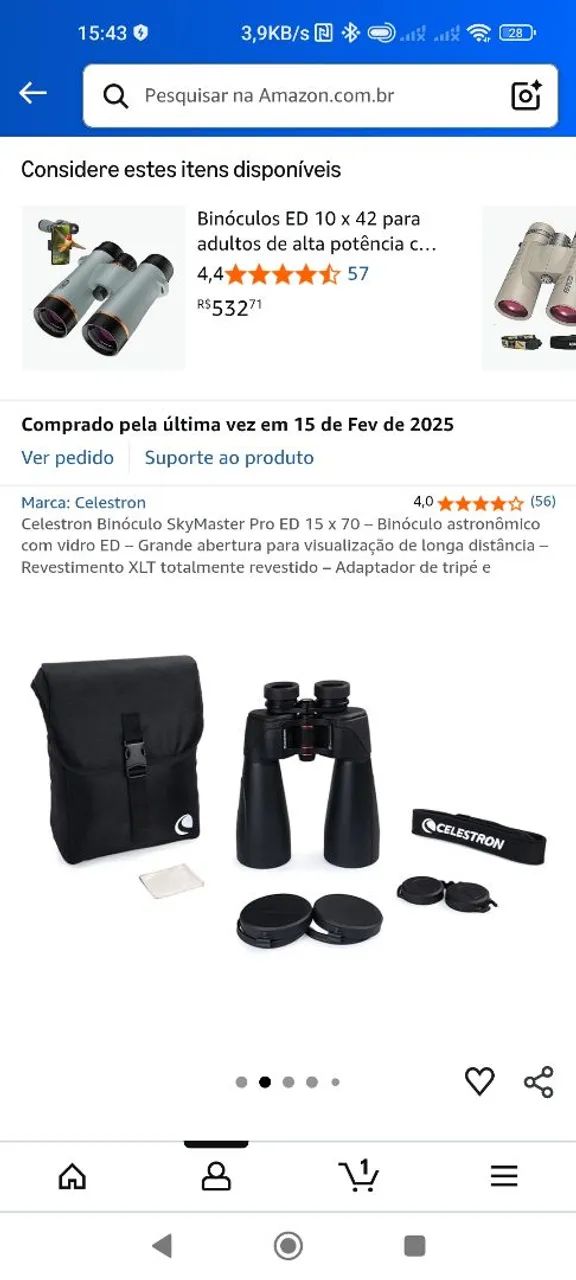 Binoculos de observacao - Foto 5