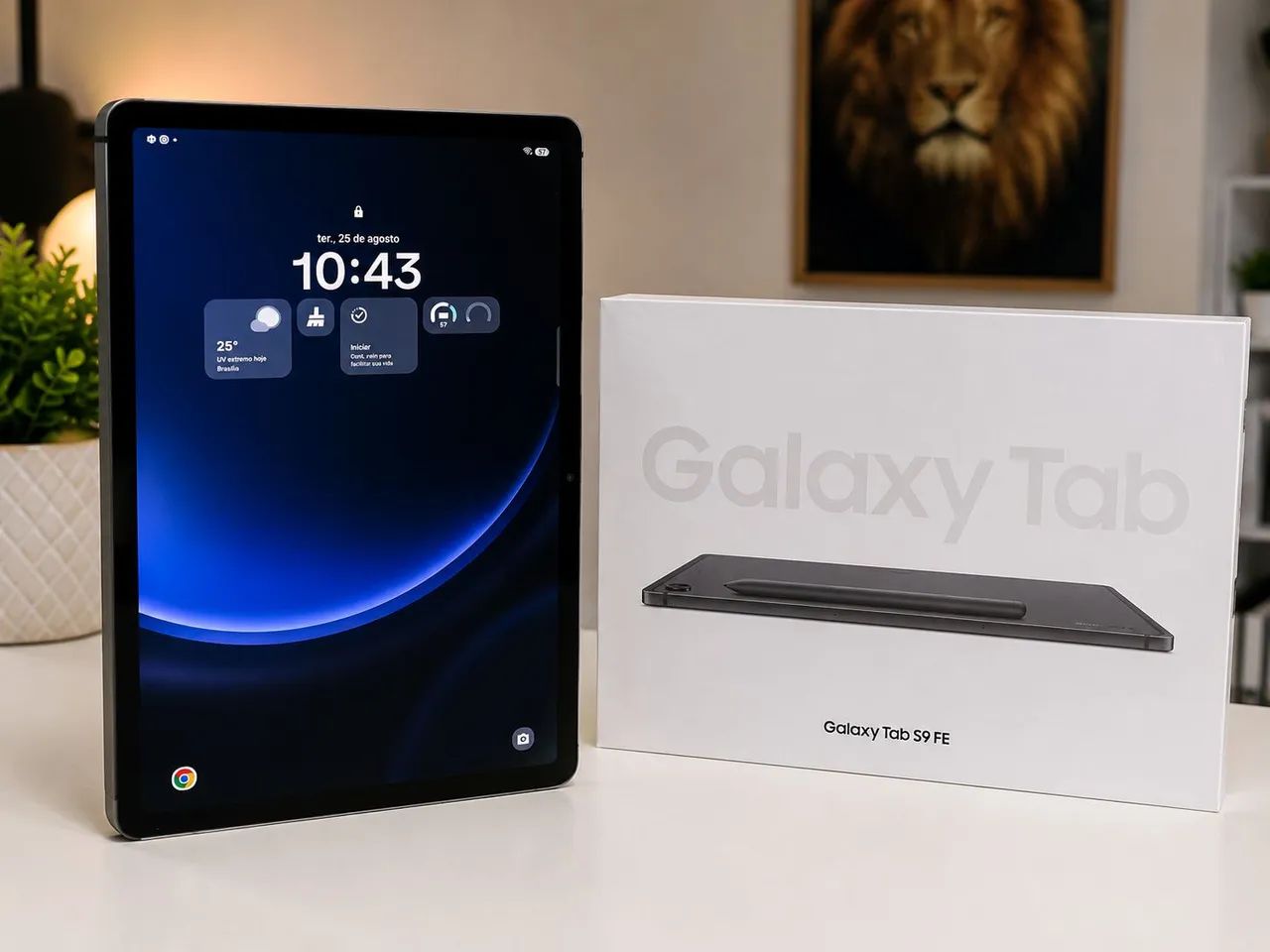 SAMSUNG GALAXY TAB S9 FE 5G 128GB - COM CHIP + S PEN - Foto 2
