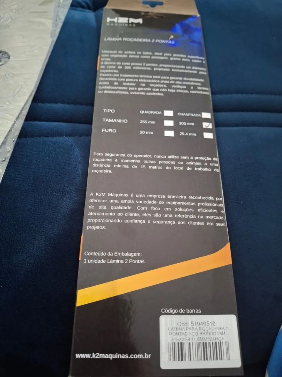 Laminas de Roçadeira 2 pontas  - Foto 3