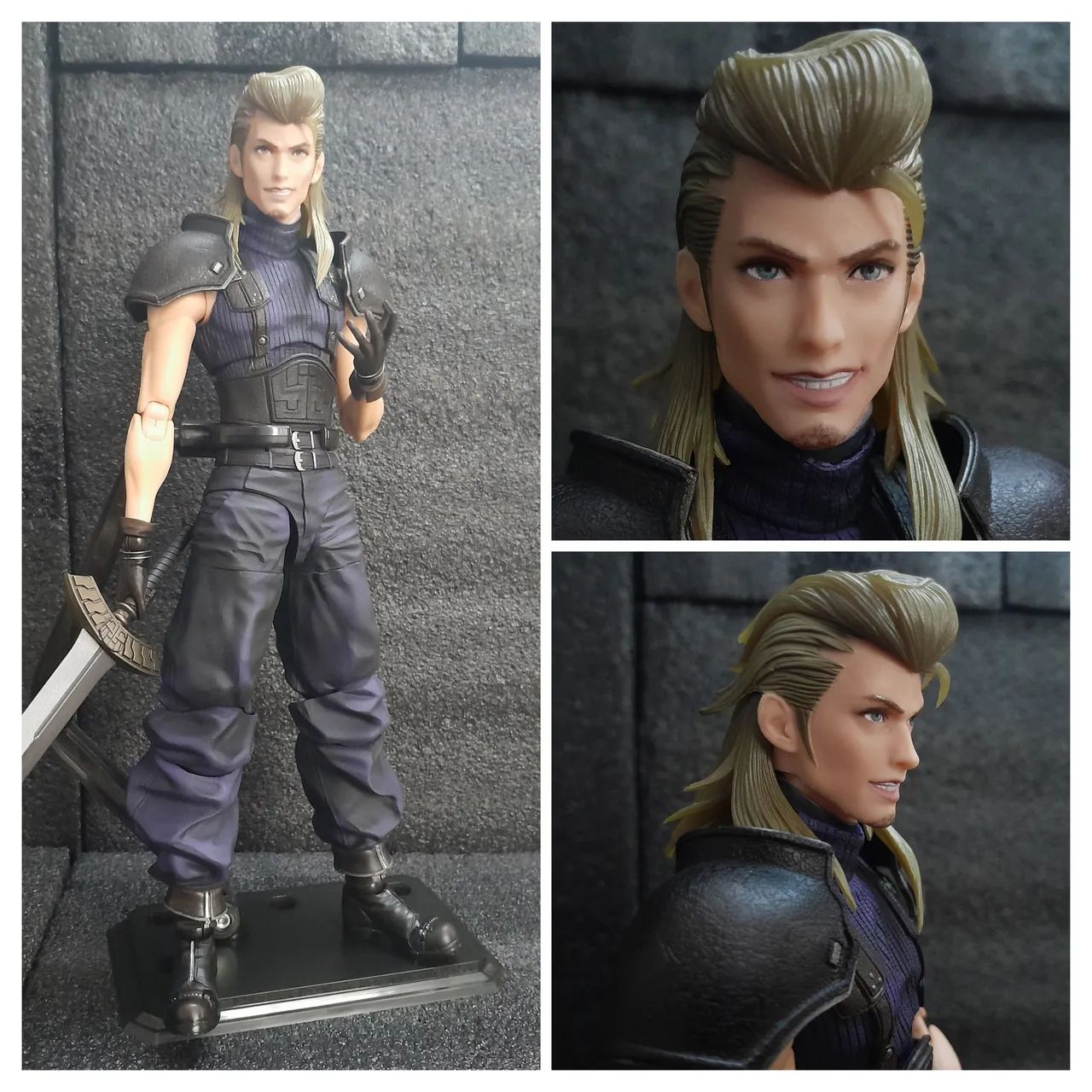 3個セット　FINAL FANTASY BUNDLE 未開封 Play Arts Kai Final Fantasy VII Remake Original Zack + Heads