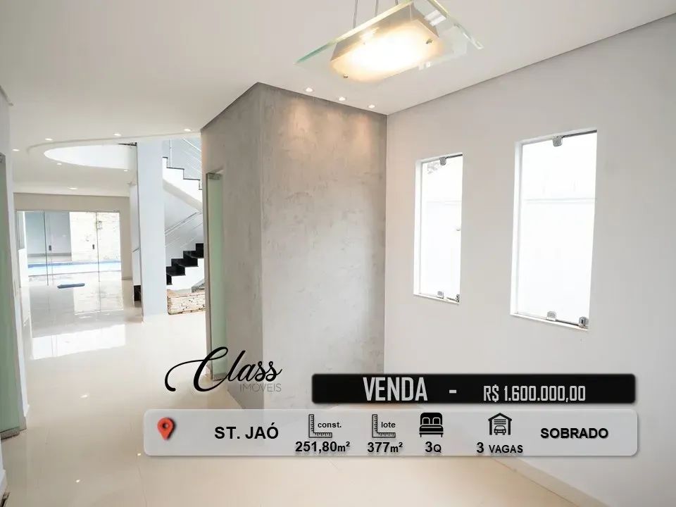 Sobrado ST. JAÓ COM 252m² com 3 quartos em Setor Jaó - Goiânia - GO - Foto 3