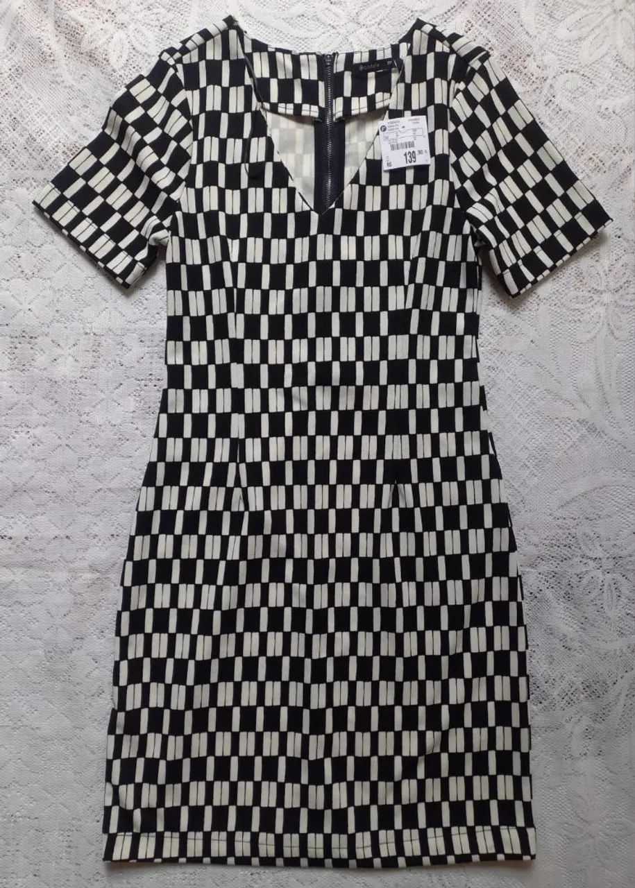 Vestido Geométrico, Renner - Foto 3