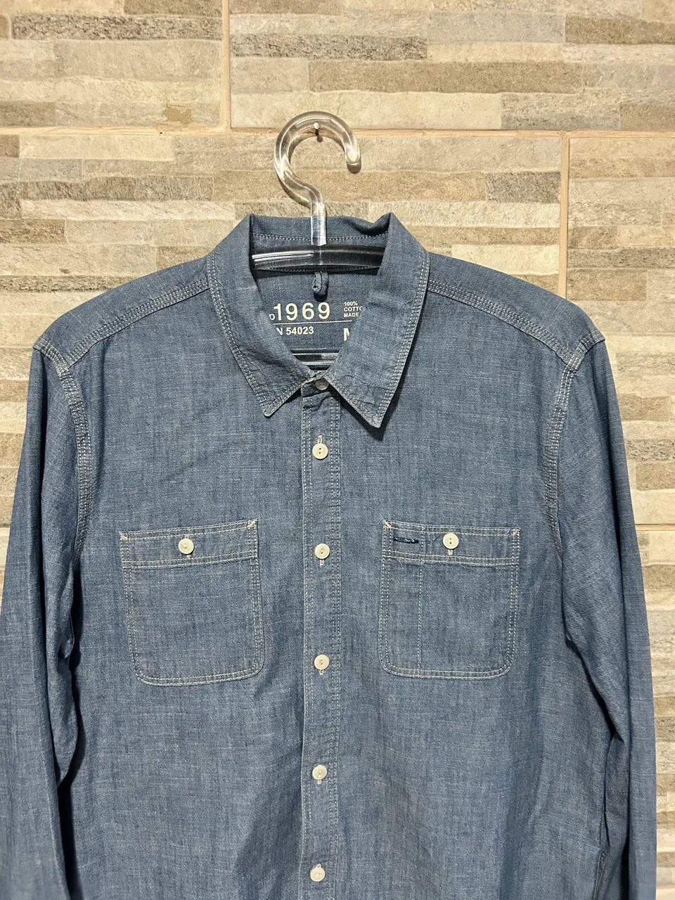 Camisa casual jeans Gap M - Foto 4