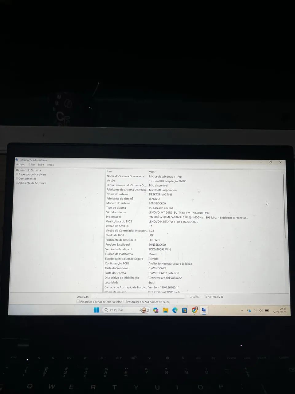 Vendo notebook THINKPAD em ótimo estado - Foto 3