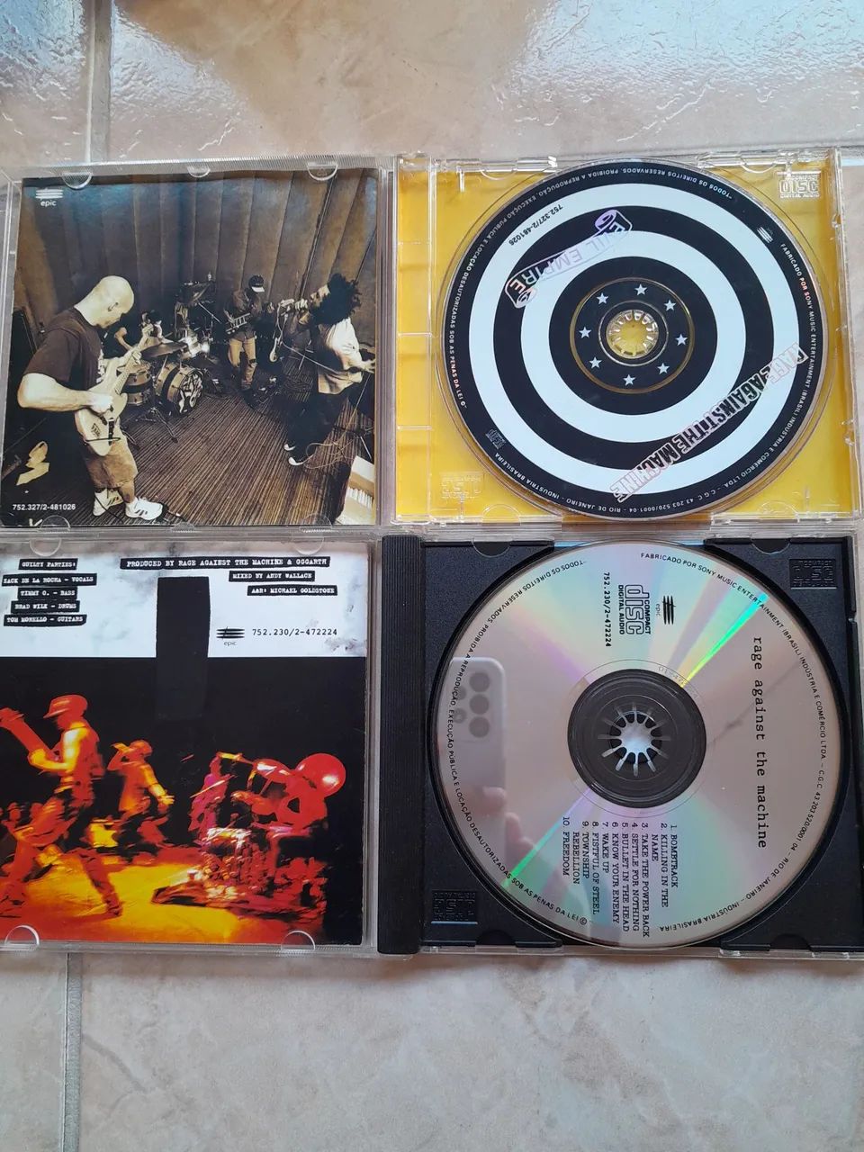 Lote 2 CDs Rage Against The Machine - RATM + Evil Empirr - ótimo estado - Foto 3